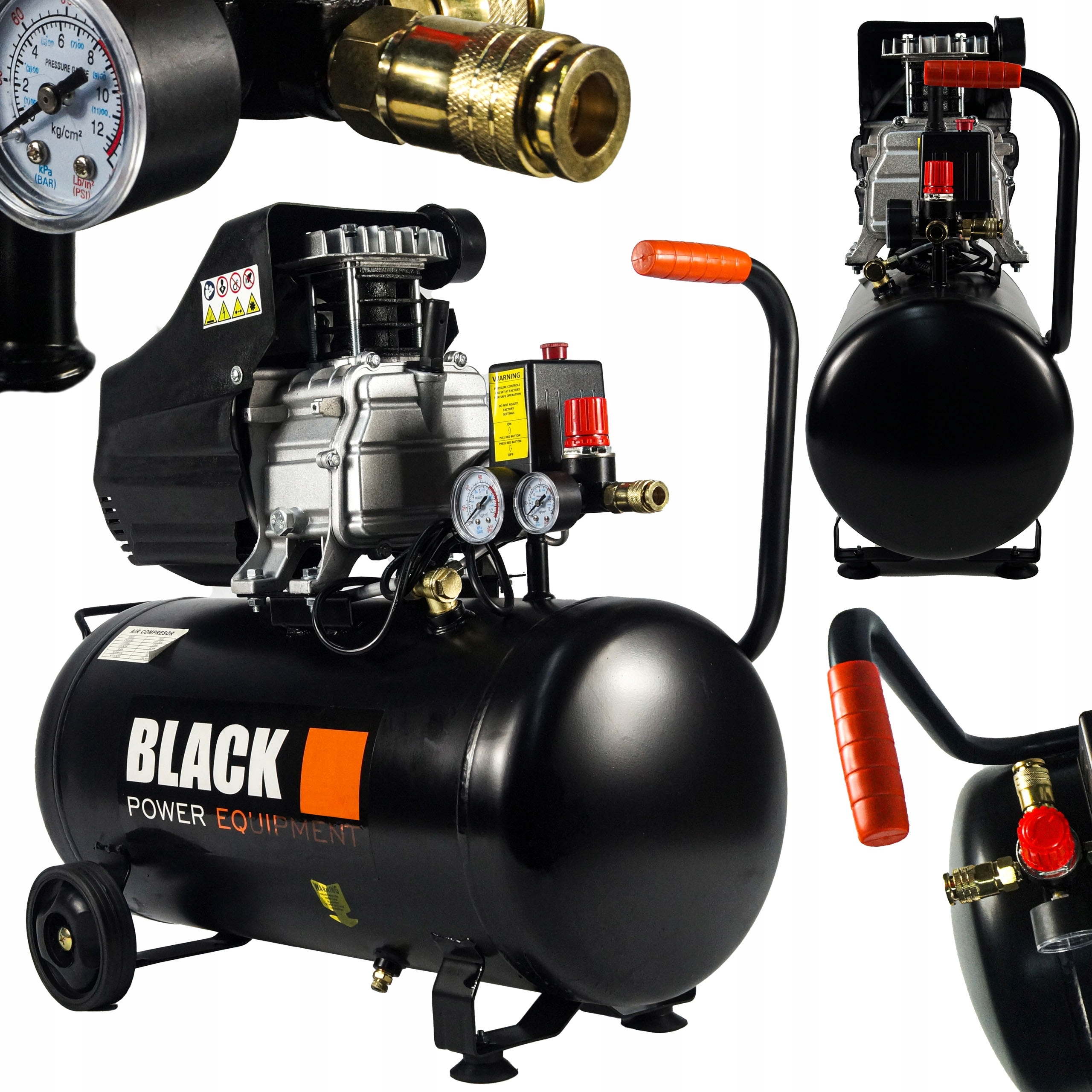 Olejový kompresor Black 12853 24 l 8 bar